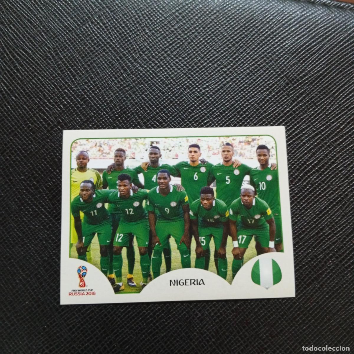 Cromos de f&uacute;tbol: 333 ALINEACION NIGERIA PANINI MUNDIAL RUSIA 2018 CROMO FUTBOL 18 - SIN PEGAR - CJ2 ................