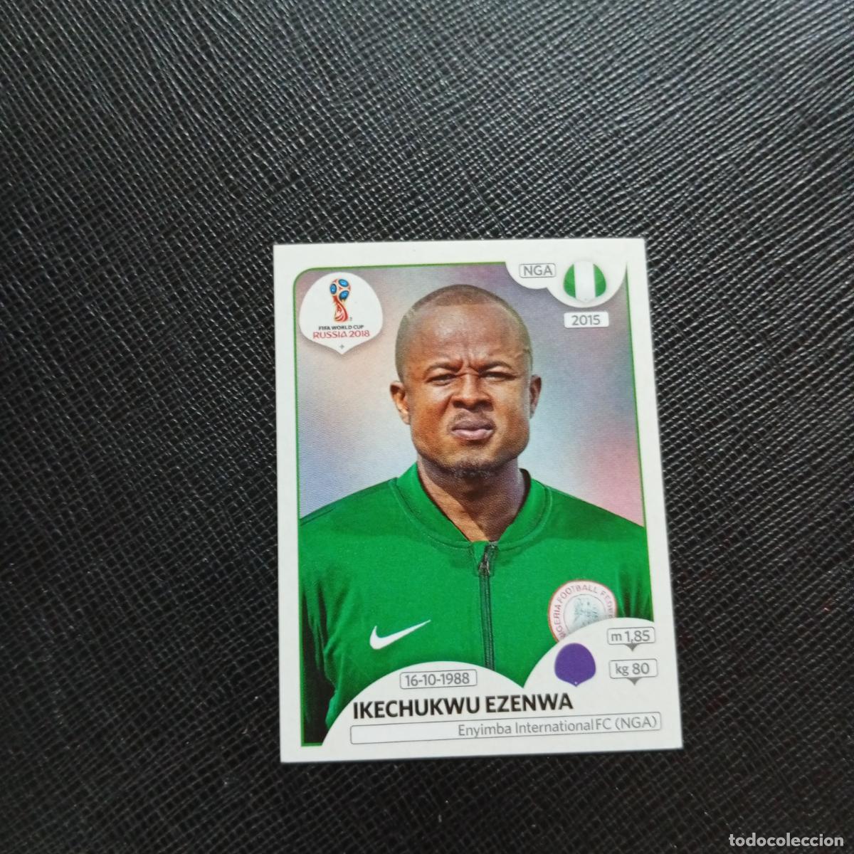 Cromos de f&uacute;tbol: 334 EZENWA NIGERIA PANINI MUNDIAL RUSIA 2018 CROMO FUTBOL 18 - SIN PEGAR - CJ2