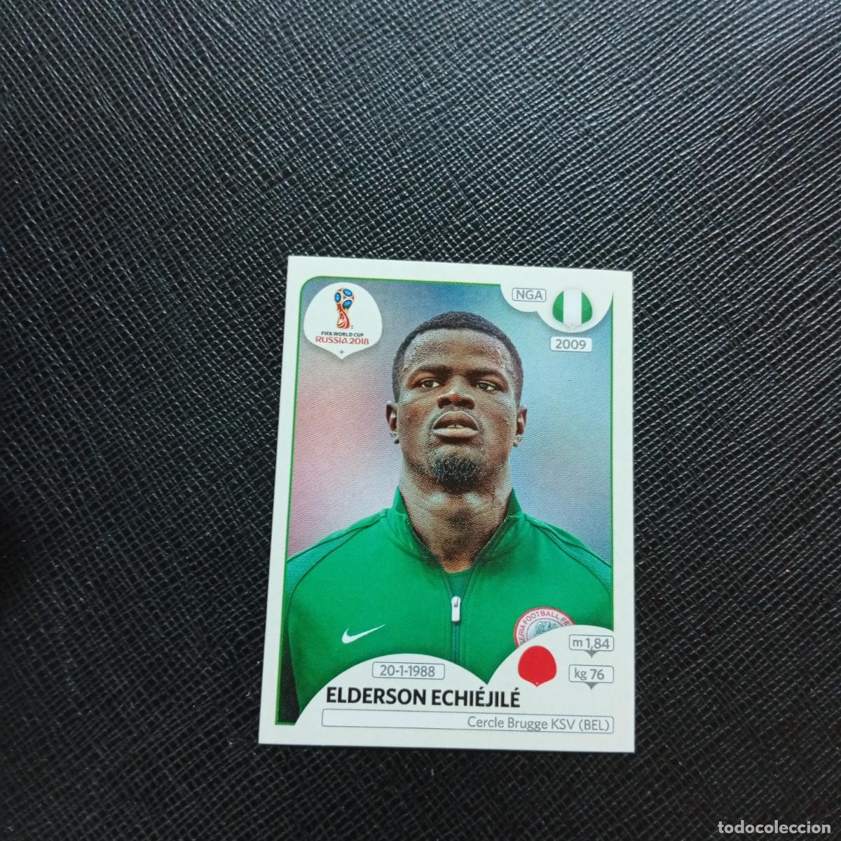 Cartes &agrave; collectionner de Football: 335 ELDERSON ECHIEJILE NIGERIA PANINI MUNDIAL RUSIA 2018 CROMO FUTBOL 18 - SIN PEGAR - CJ2 ......