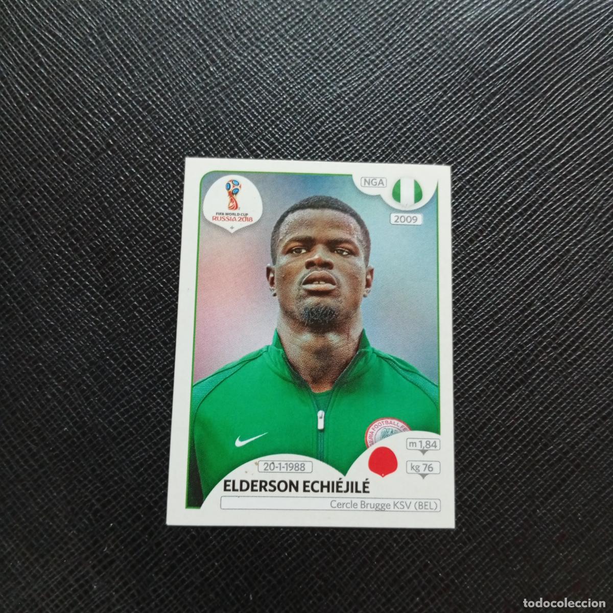 Cartes &agrave; collectionner de Football: 335 ELDERSON ECHIEJILE NIGERIA PANINI MUNDIAL RUSIA 2018 CROMO FUTBOL 18 - SIN PEGAR - CJ2 .....