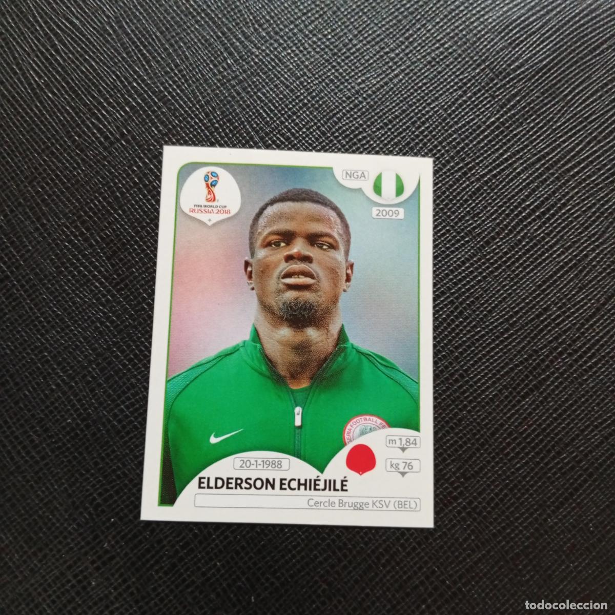 Cartes &agrave; collectionner de Football: 335 ELDERSON ECHIEJILE NIGERIA PANINI MUNDIAL RUSIA 2018 CROMO FUTBOL 18 - SIN PEGAR - CJ2 .....