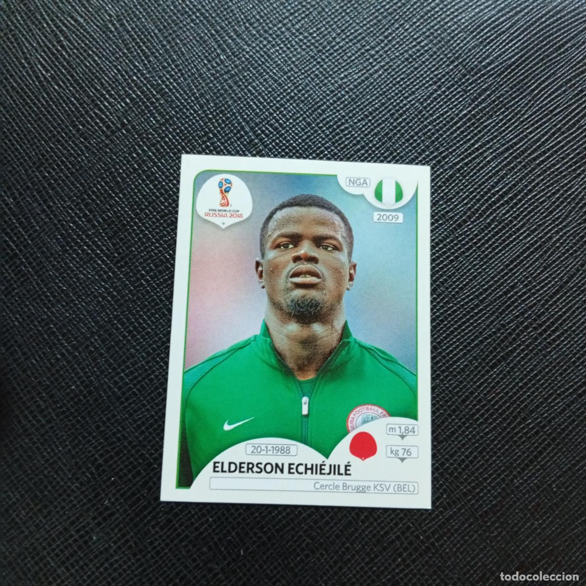 Cartes &agrave; collectionner de Football: 335 ELDERSON ECHIEJILE NIGERIA PANINI MUNDIAL RUSIA 2018 CROMO FUTBOL 18 - SIN PEGAR - CJ2 .....