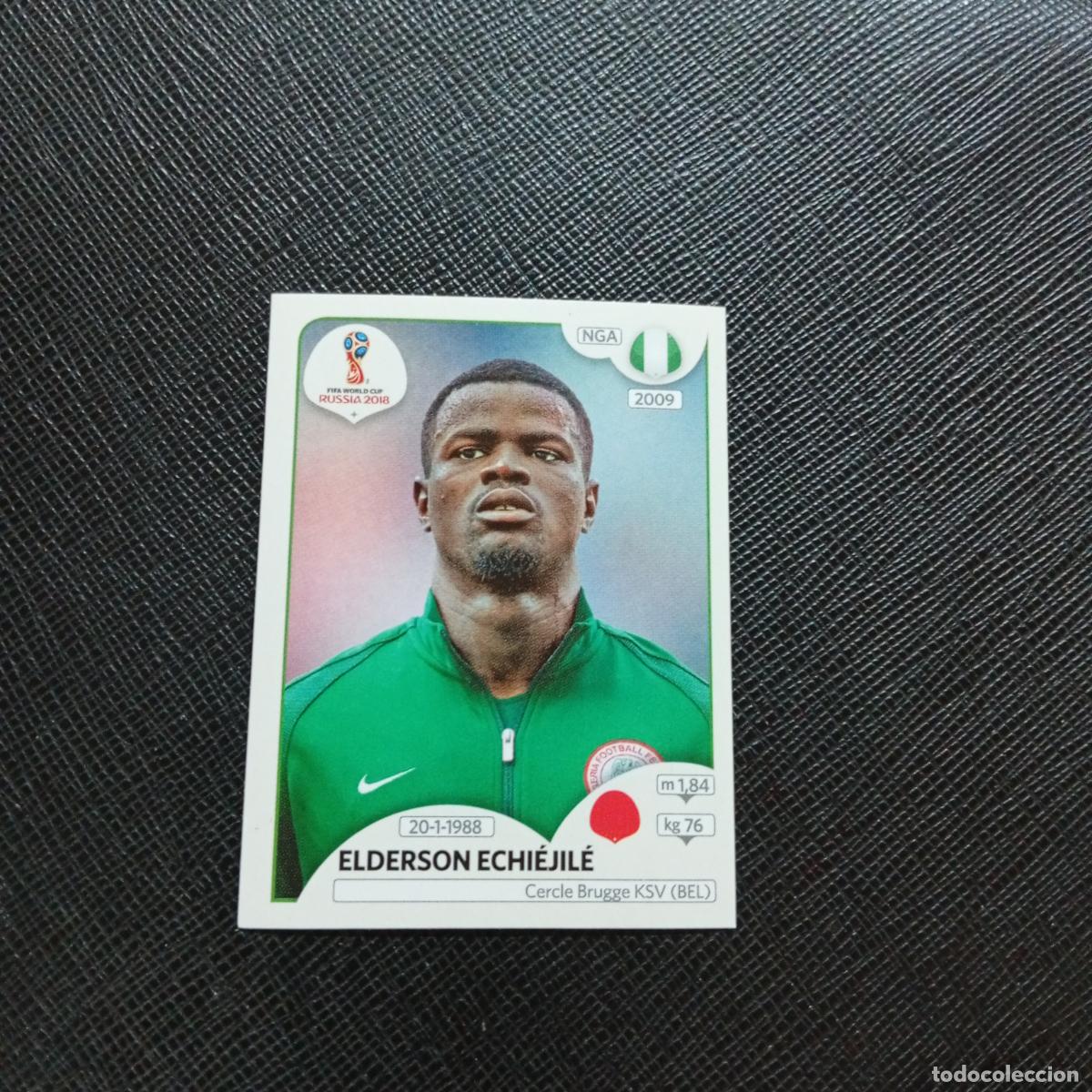 Cartes &agrave; collectionner de Football: 335 ELDERSON ECHIEJILE NIGERIA PANINI MUNDIAL RUSIA 2018 CROMO FUTBOL 18 - SIN PEGAR - CJ2 ....