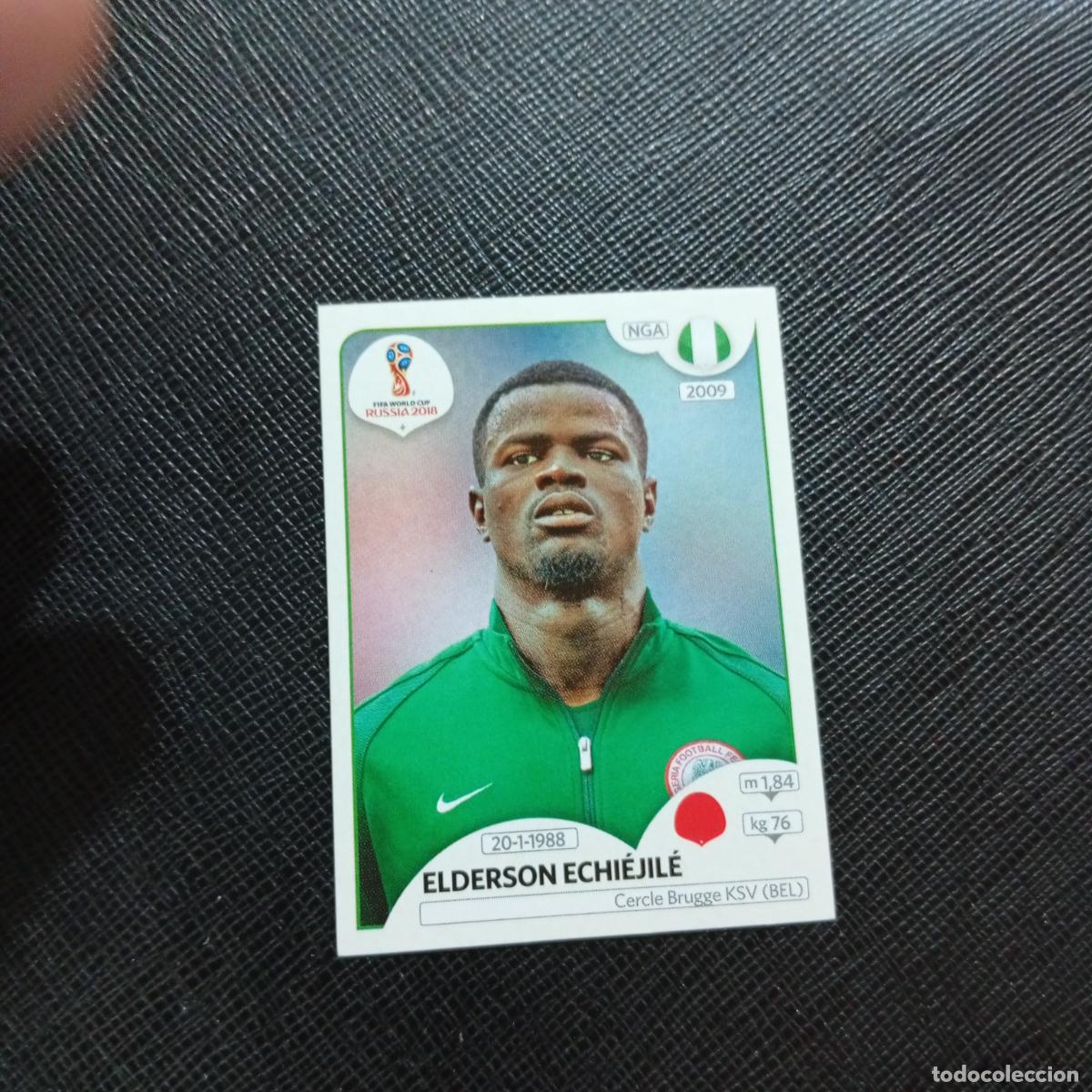 Cartes &agrave; collectionner de Football: 335 ELDERSON ECHIEJILE NIGERIA PANINI MUNDIAL RUSIA 2018 CROMO FUTBOL 18 - SIN PEGAR - CJ2 ....