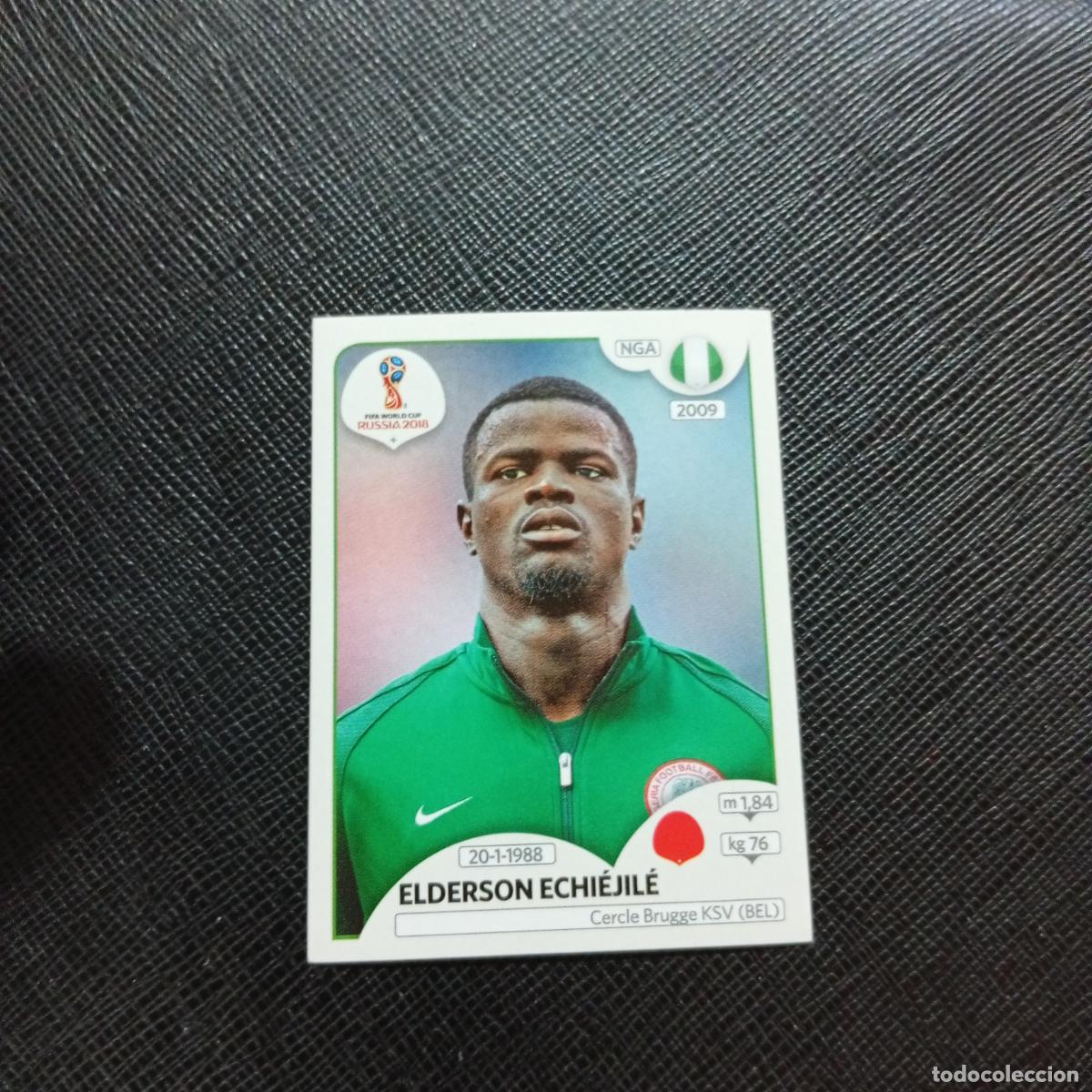 Cartes &agrave; collectionner de Football: 335 ELDERSON ECHIEJILE NIGERIA PANINI MUNDIAL RUSIA 2018 CROMO FUTBOL 18 - SIN PEGAR - CJ2 ..