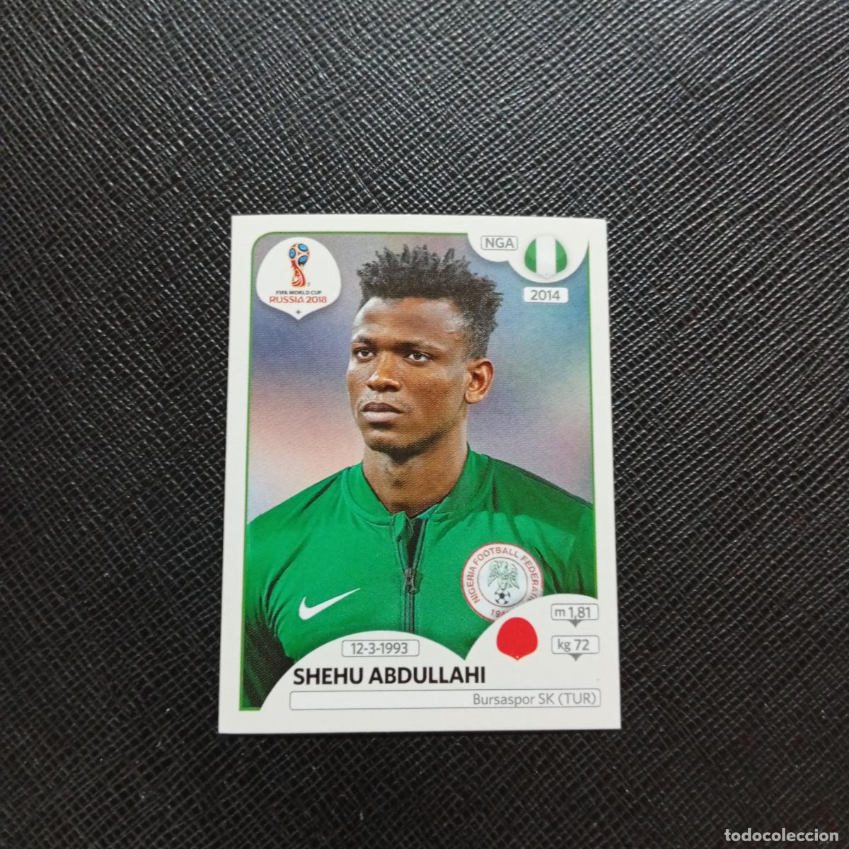 Cartes &agrave; collectionner de Football: 336 SHEHU ABDULLAHI NIGERIA PANINI MUNDIAL RUSIA 2018 CROMO FUTBOL 18 - SIN PEGAR - CJ2
