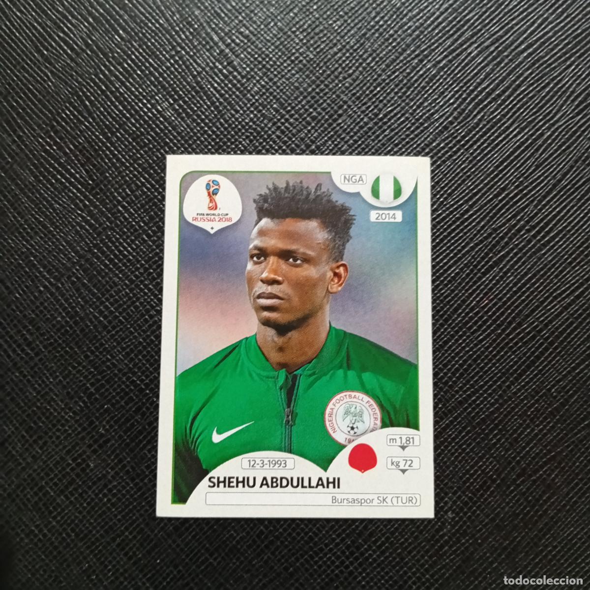 Cartes &agrave; collectionner de Football: 336 SHEHU ABDULLAHI NIGERIA PANINI MUNDIAL RUSIA 2018 CROMO FUTBOL 18 - SIN PEGAR - CJ2