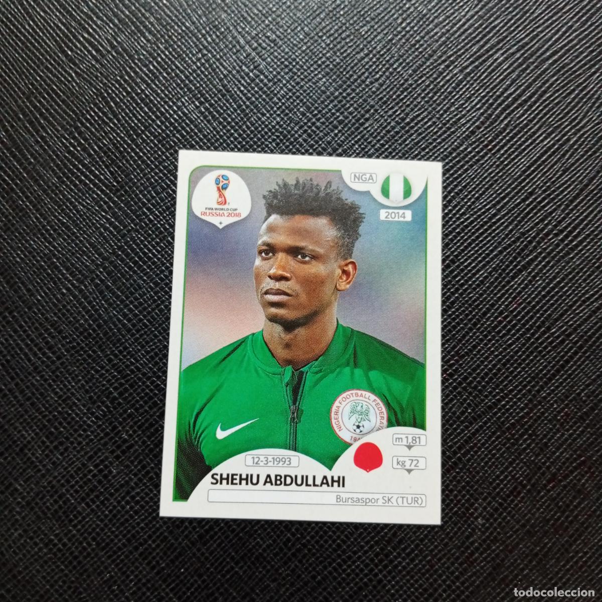 Fu&szlig;ball-Sticker: 336 SHEHU ABDULLAHI NIGERIA PANINI MUNDIAL RUSIA 2018 CROMO FUTBOL 18 - SIN PEGAR - CJ2 .