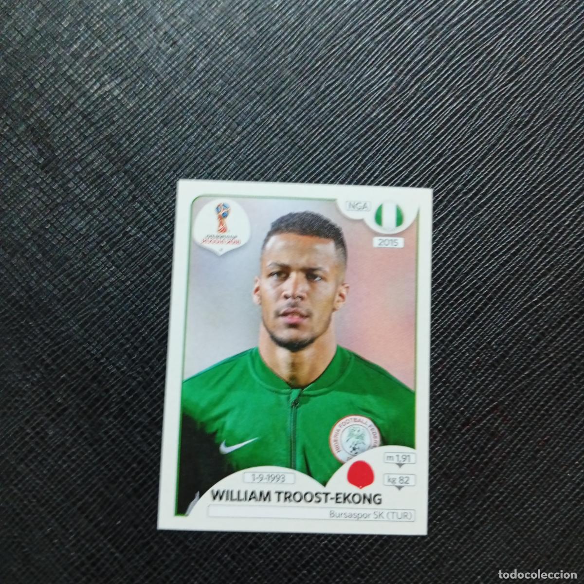 Fu&szlig;ball-Sticker: 337 TROOST EKONG NIGERIA PANINI MUNDIAL RUSIA 2018 CROMO FUTBOL 18 - SIN PEGAR - CJ2