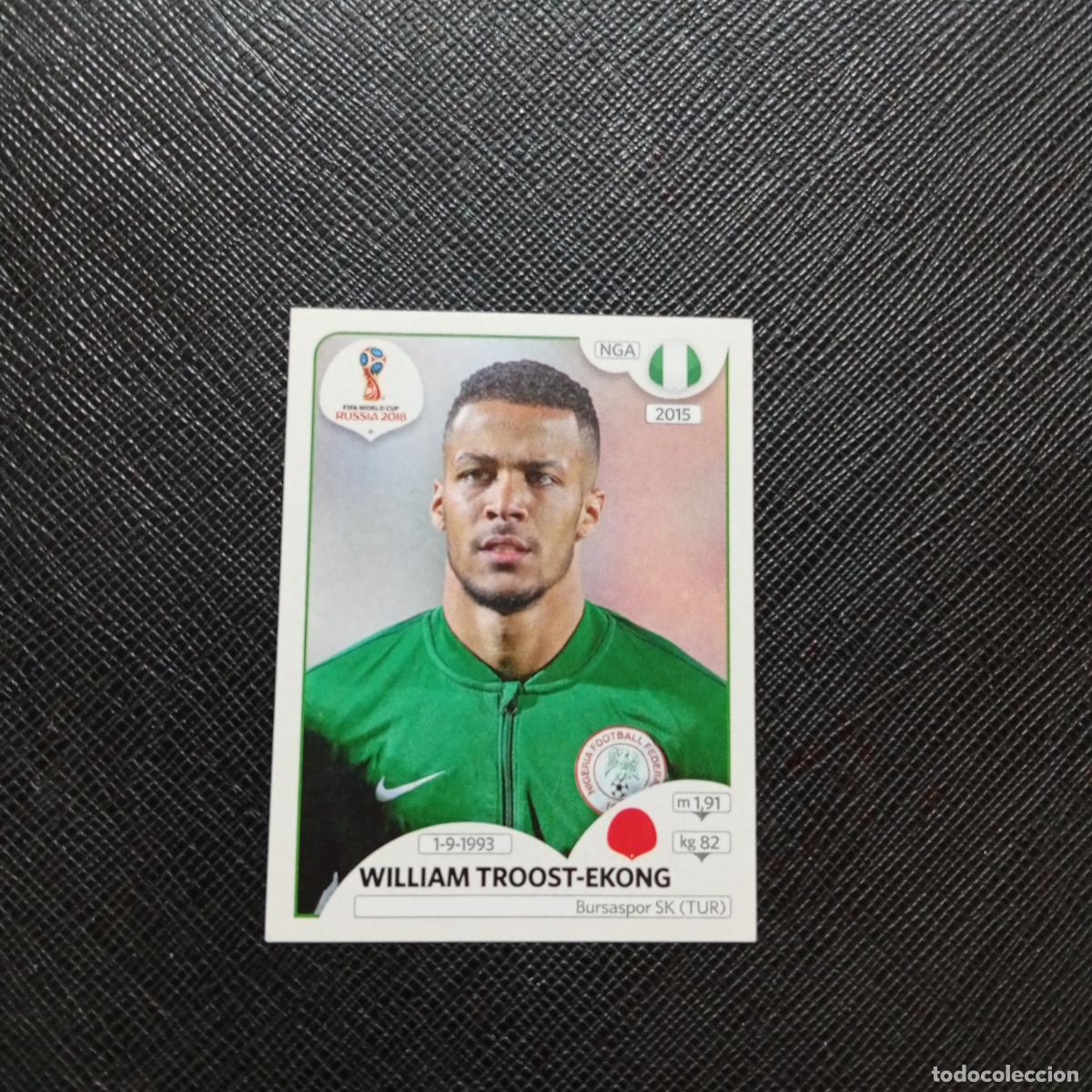 Fu&szlig;ball-Sticker: 337 TROOST EKONG NIGERIA PANINI MUNDIAL RUSIA 2018 CROMO FUTBOL 18 - SIN PEGAR - CJ2 .