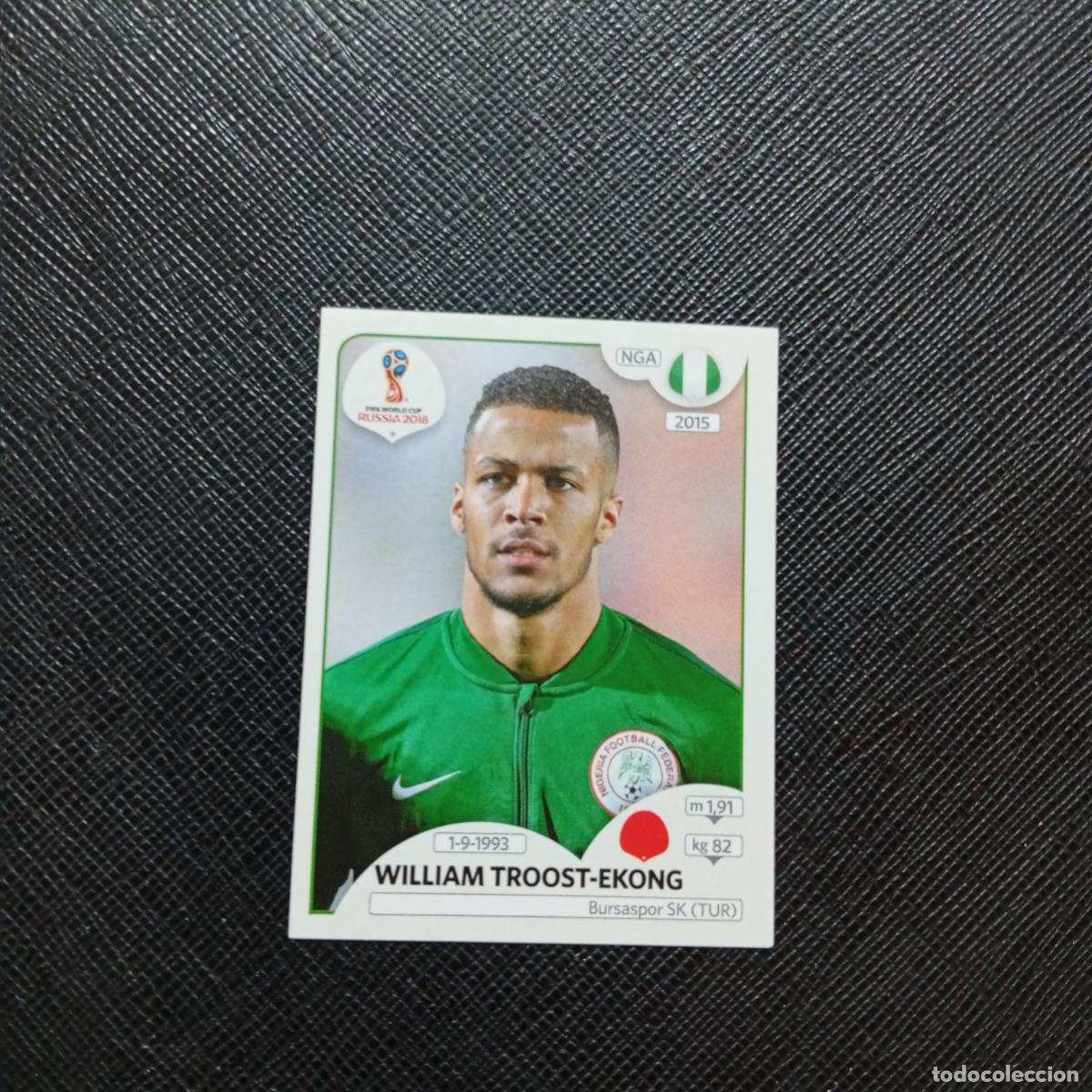 Cromos de f&uacute;tbol: 337 TROOST EKONG NIGERIA PANINI MUNDIAL RUSIA 2018 CROMO FUTBOL 18 - SIN PEGAR - CJ2 .