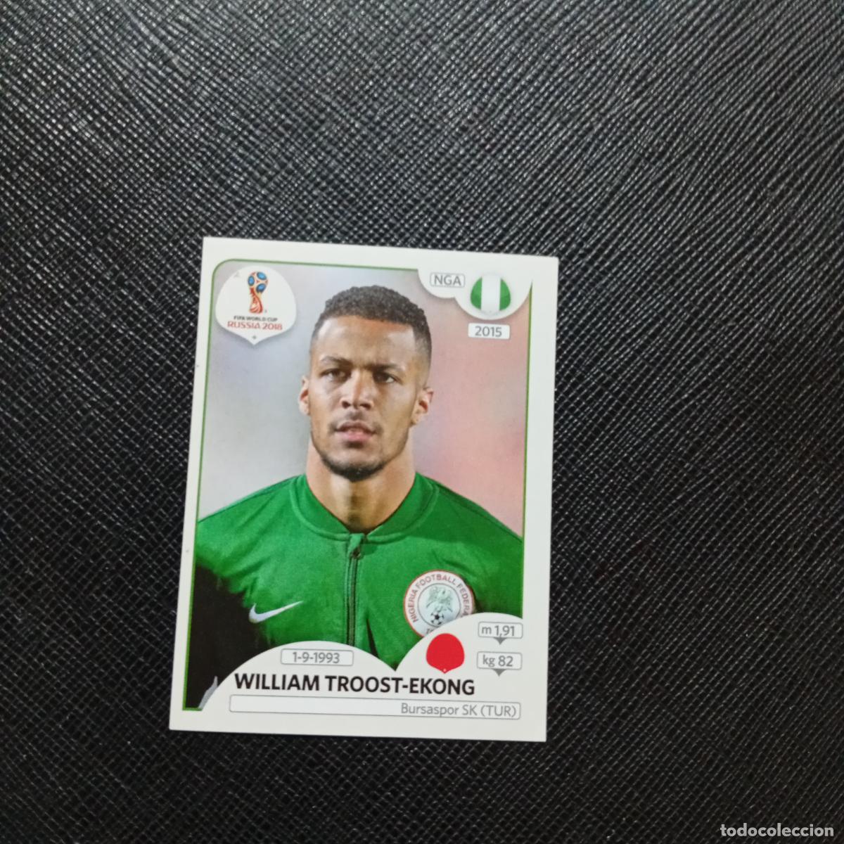 Cromos de f&uacute;tbol: 337 TROOST EKONG NIGERIA PANINI MUNDIAL RUSIA 2018 CROMO FUTBOL 18 - SIN PEGAR - CJ2 ..