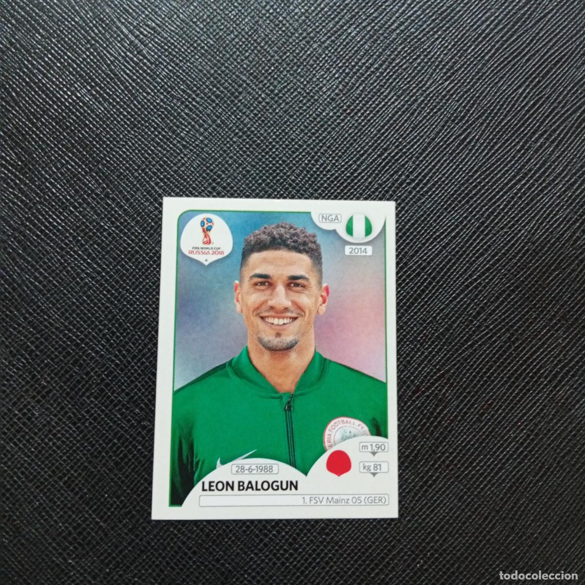 Cromos de f&uacute;tbol: 338 LEON BALOGUN NIGERIA PANINI MUNDIAL RUSIA 2018 CROMO FUTBOL 18 - SIN PEGAR - CJ2