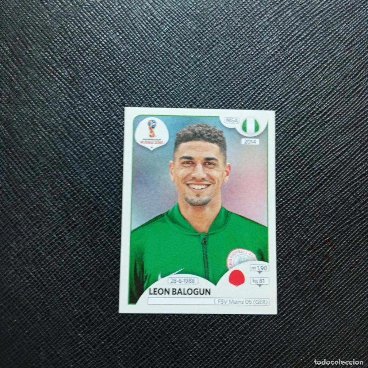 Cromos de f&uacute;tbol: 338 LEON BALOGUN NIGERIA PANINI MUNDIAL RUSIA 2018 CROMO FUTBOL 18 - SIN PEGAR - CJ2