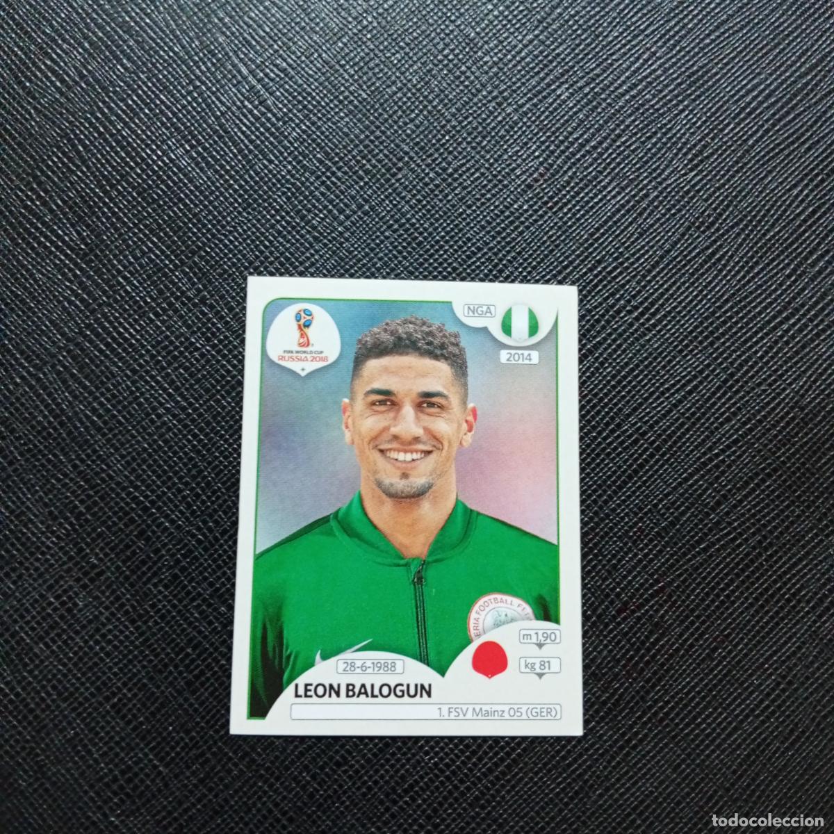 Cromos de f&uacute;tbol: 338 LEON BALOGUN NIGERIA PANINI MUNDIAL RUSIA 2018 CROMO FUTBOL 18 - SIN PEGAR - CJ2 .