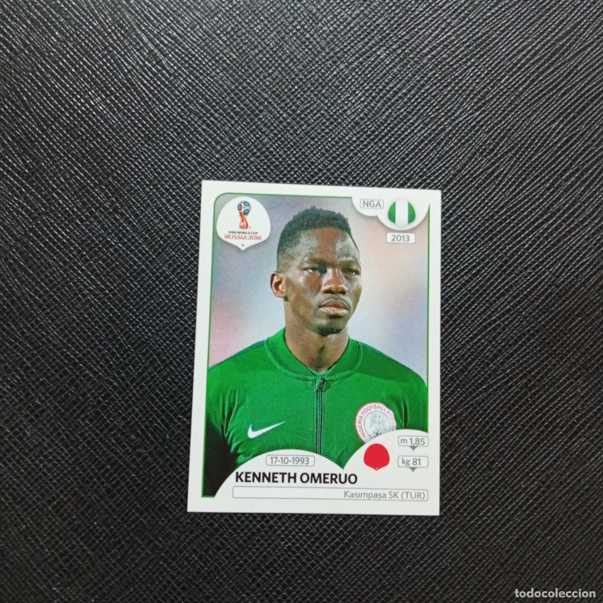 Cromos de f&uacute;tbol: 339 OMERUO NIGERIA PANINI MUNDIAL RUSIA 2018 CROMO FUTBOL 18 - SIN PEGAR - CJ2
