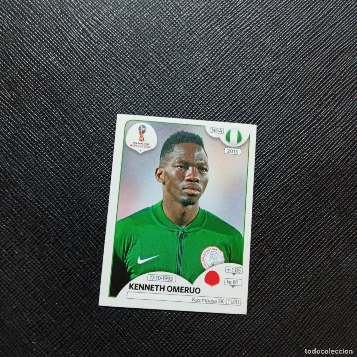 Cromos de f&uacute;tbol: 339 OMERUO NIGERIA PANINI MUNDIAL RUSIA 2018 CROMO FUTBOL 18 - SIN PEGAR - CJ2