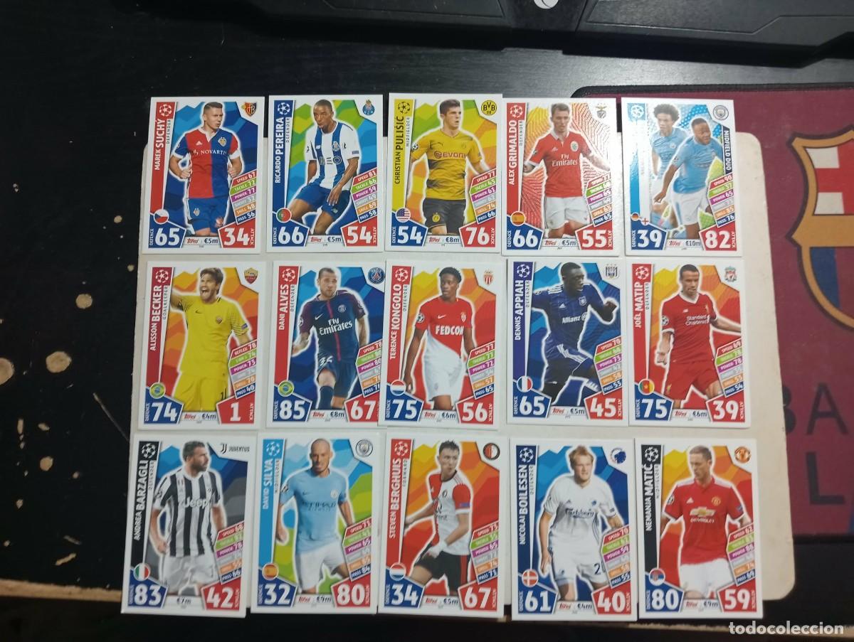 Cromos de f&uacute;tbol: Lote de 26 cromos de Math Attax