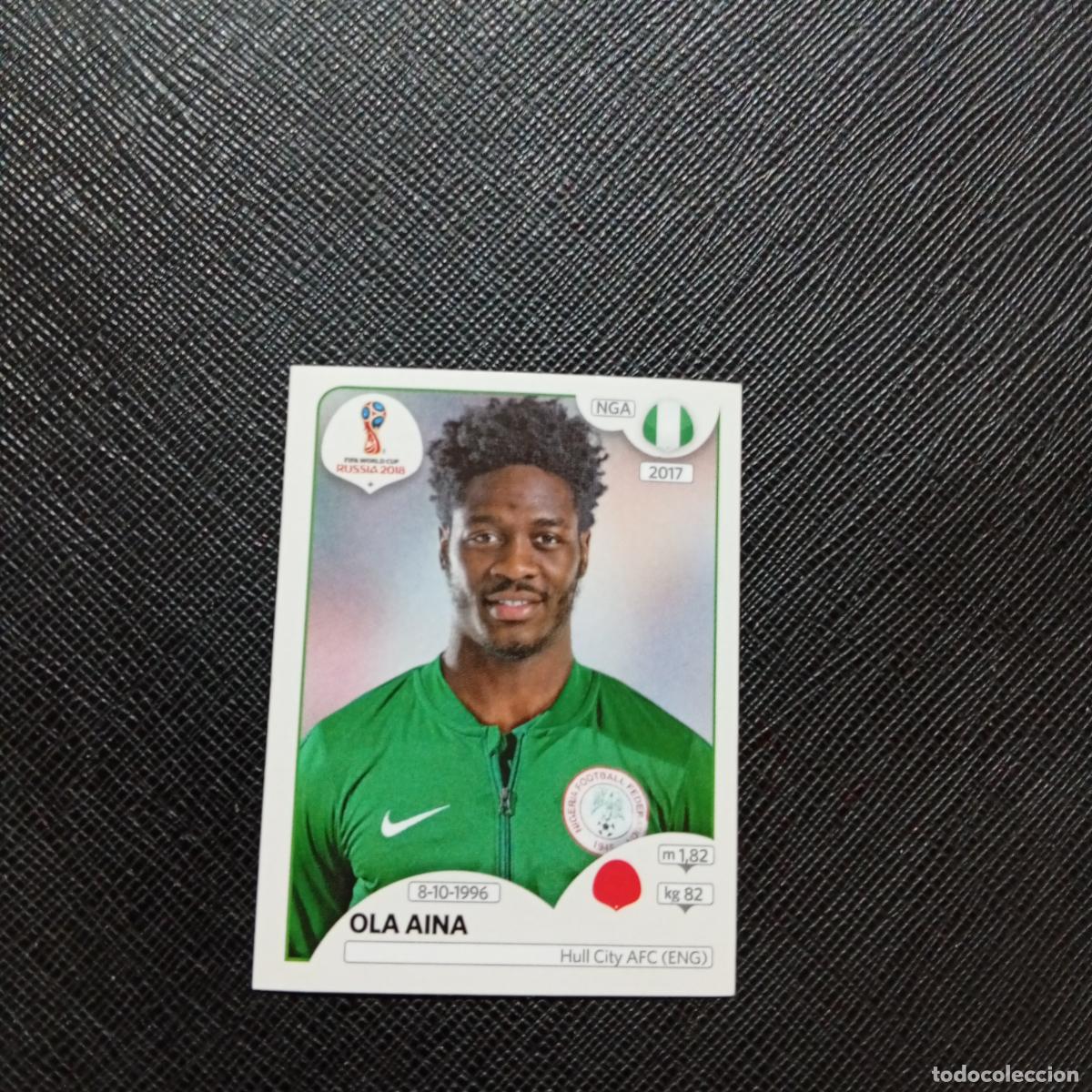 Cromos de f&uacute;tbol: 340 OLA AINA NIGERIA PANINI MUNDIAL RUSIA 2018 CROMO FUTBOL 18 - SIN PEGAR - CJ2