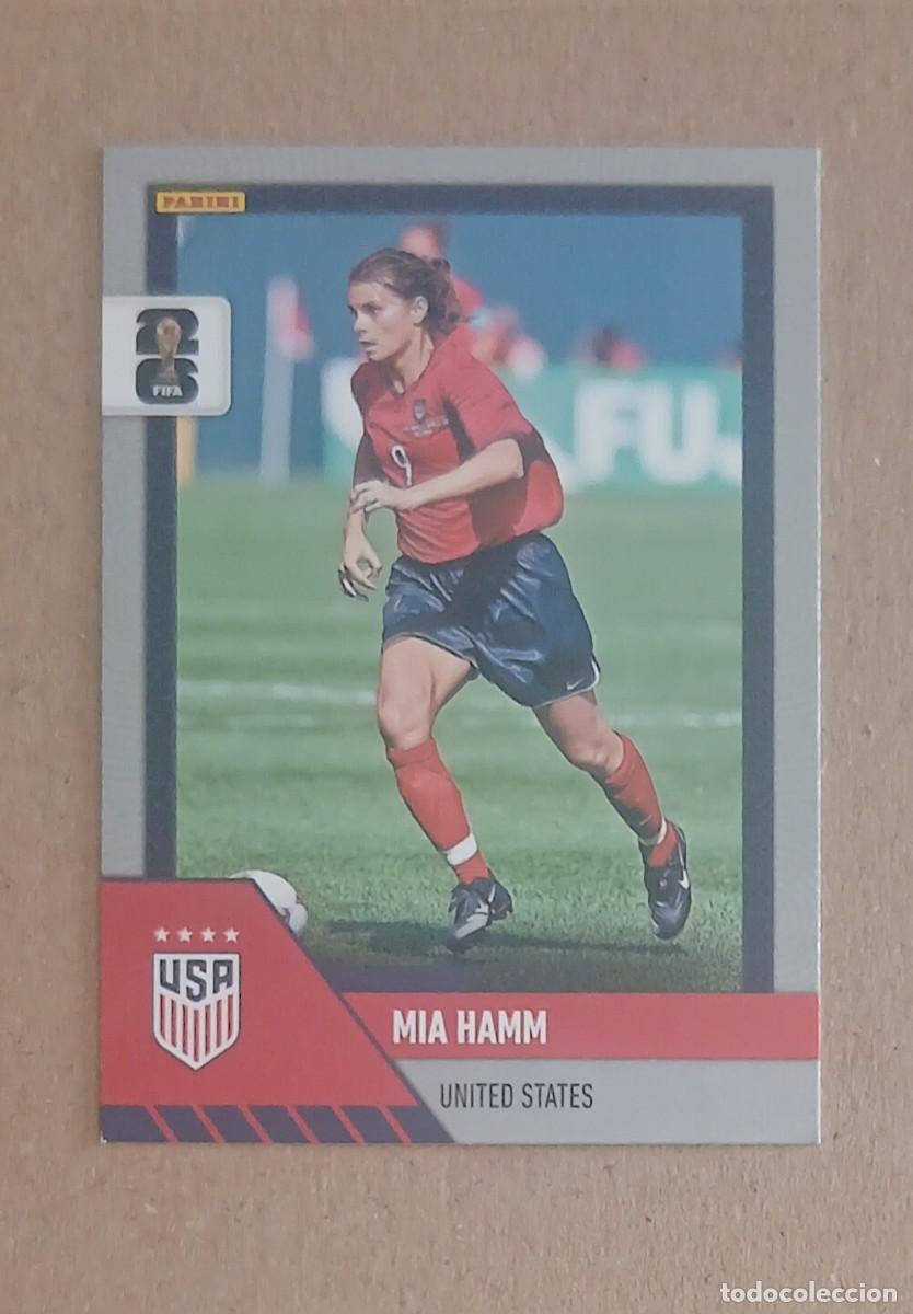 Cromos de f&uacute;tbol: CROMO S8 MIA HAMM USA MONOPOLY PRIZM FIFA WORLD CUP 2026 DE PANINI. Nuevo.