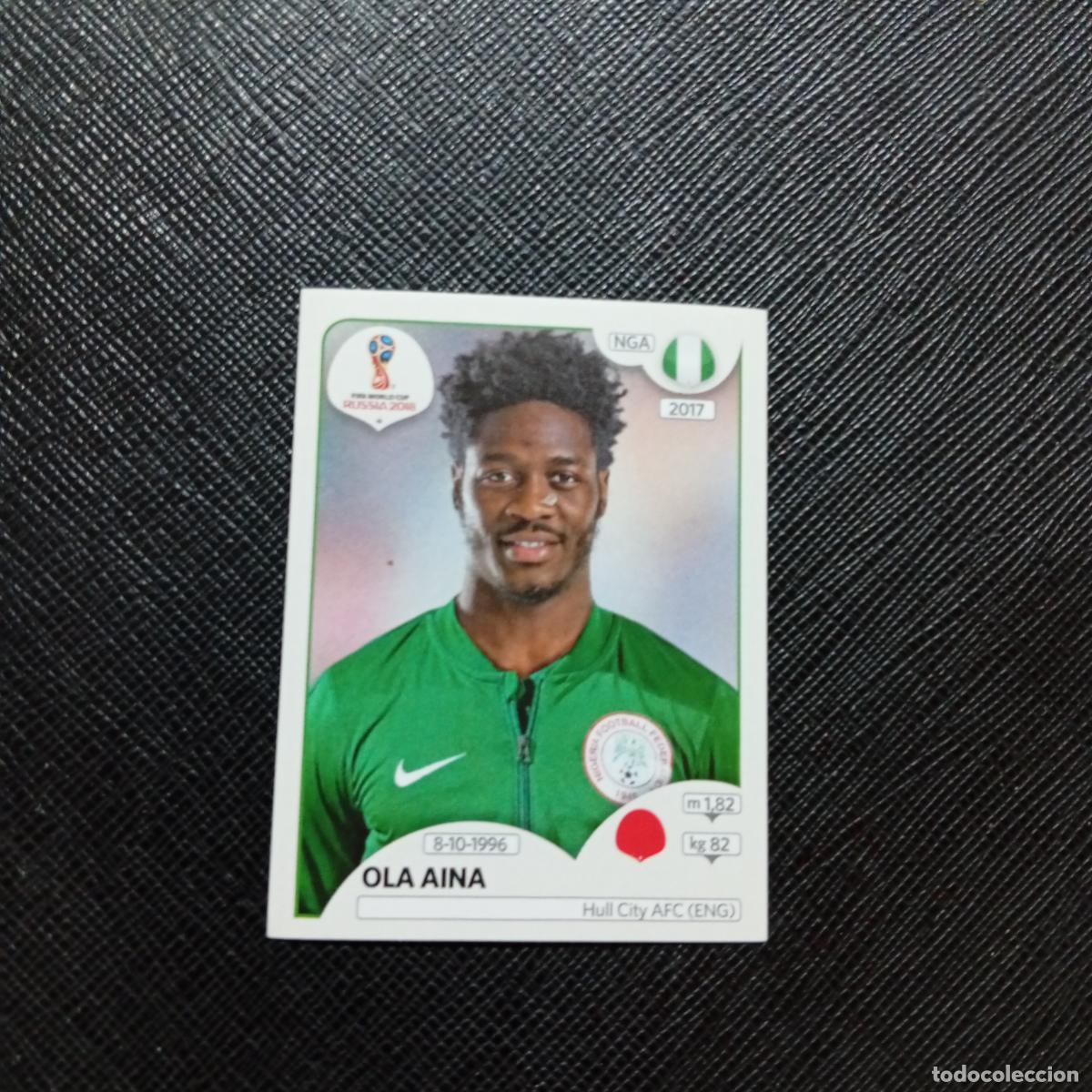 Cromos de f&uacute;tbol: 340 OLA AINA NIGERIA PANINI MUNDIAL RUSIA 2018 CROMO FUTBOL 18 - SIN PEGAR - CJ2 .