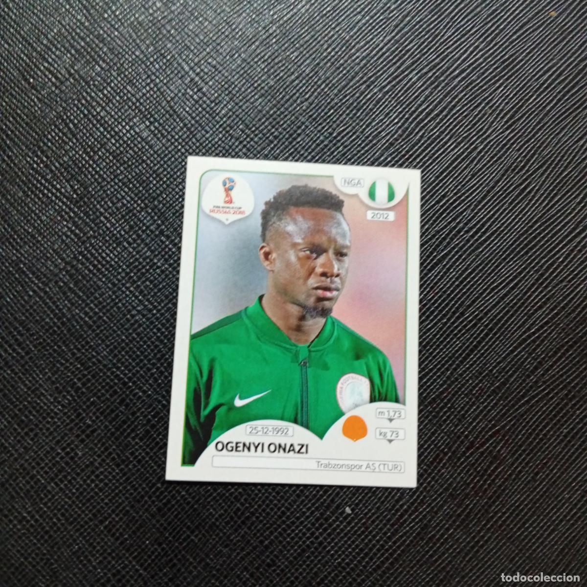 Cromos de f&uacute;tbol: 342 OGENYI ONAZI NIGERIA PANINI MUNDIAL RUSIA 2018 CROMO FUTBOL 18 - SIN PEGAR - CJ2