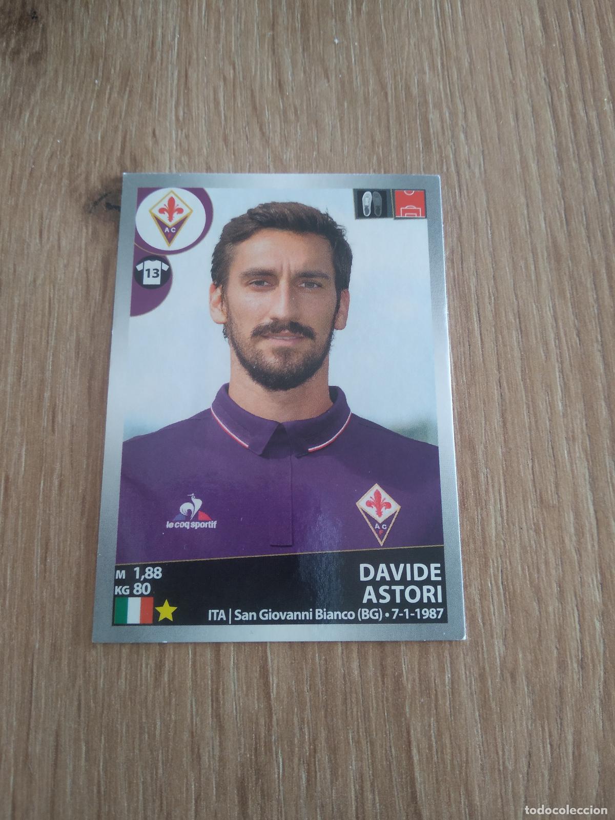 Cromos de f&uacute;tbol: 174 davide astori fiorentina CROMO FUTBOL PANINI LIGA ITALIA 16-17 CALCIATORI 2016-2017