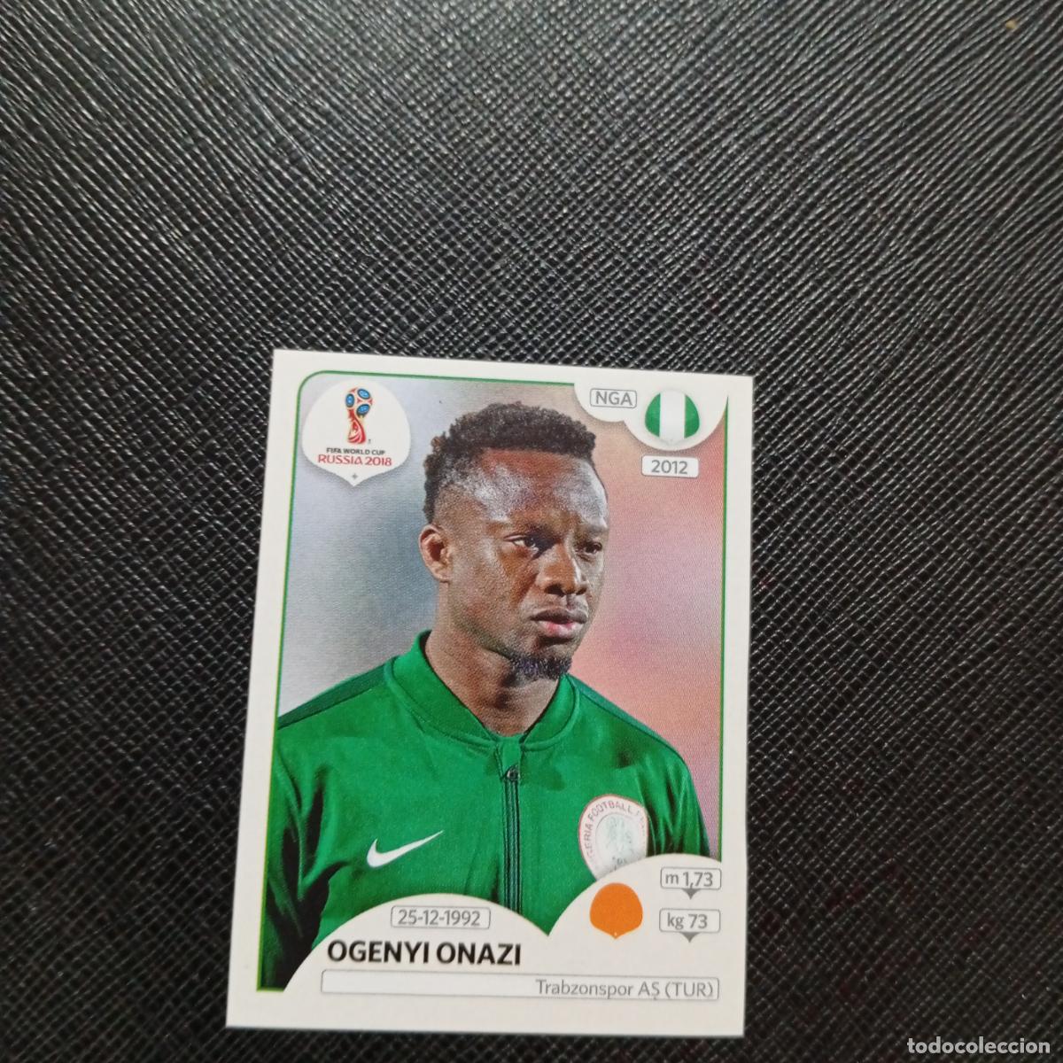 Cromos de f&uacute;tbol: 342 OGENYI ONAZI NIGERIA PANINI MUNDIAL RUSIA 2018 CROMO FUTBOL 18 - SIN PEGAR - CJ2