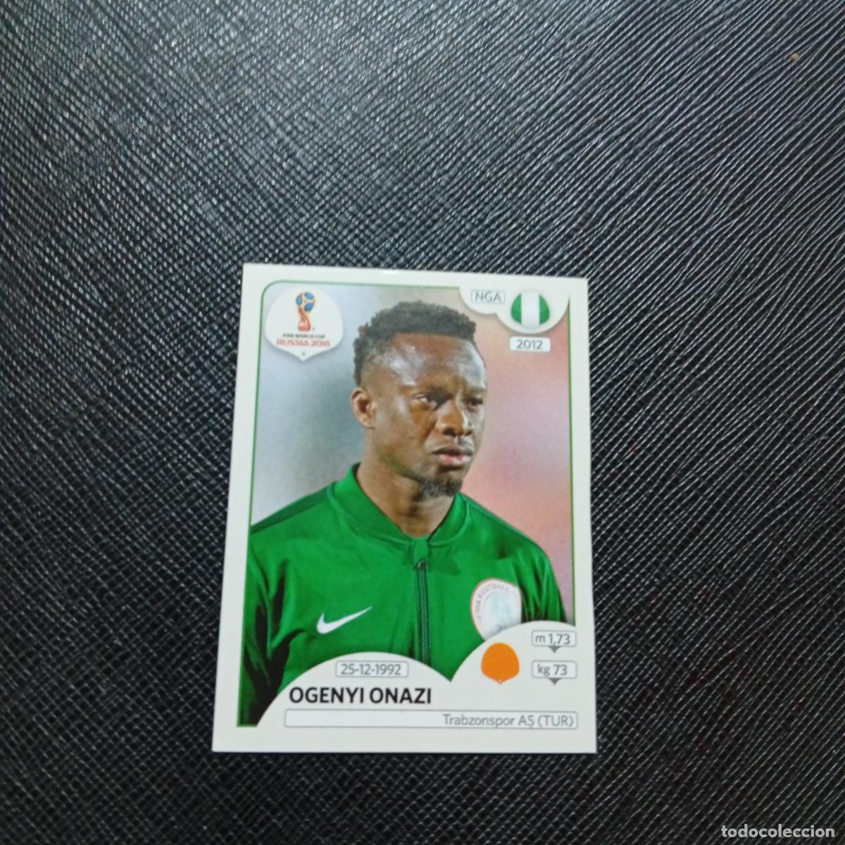 Cromos de f&uacute;tbol: 342 OGENYI ONAZI NIGERIA PANINI MUNDIAL RUSIA 2018 CROMO FUTBOL 18 - SIN PEGAR - CJ2 .