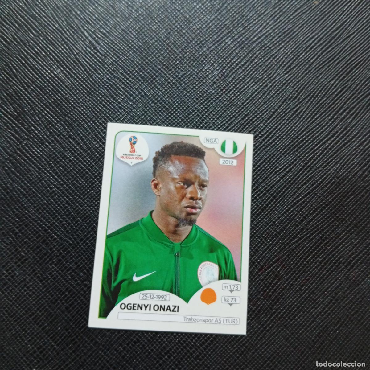 Cromos de f&uacute;tbol: 342 OGENYI ONAZI NIGERIA PANINI MUNDIAL RUSIA 2018 CROMO FUTBOL 18 - SIN PEGAR - CJ2 .