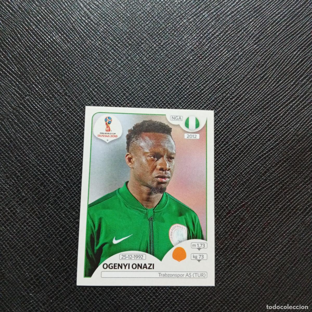 Cromos de f&uacute;tbol: 342 OGENYI ONAZI NIGERIA PANINI MUNDIAL RUSIA 2018 CROMO FUTBOL 18 - SIN PEGAR - CJ2 ..
