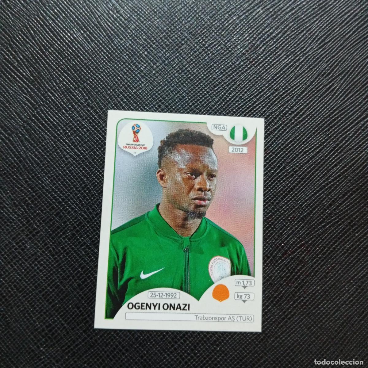 Cromos de f&uacute;tbol: 342 OGENYI ONAZI NIGERIA PANINI MUNDIAL RUSIA 2018 CROMO FUTBOL 18 - SIN PEGAR - CJ2 ....