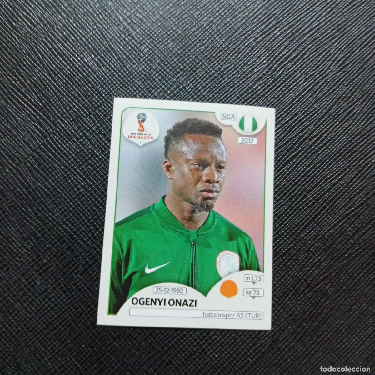 Cromos de f&uacute;tbol: 342 OGENYI ONAZI NIGERIA PANINI MUNDIAL RUSIA 2018 CROMO FUTBOL 18 - SIN PEGAR - CJ2 ......