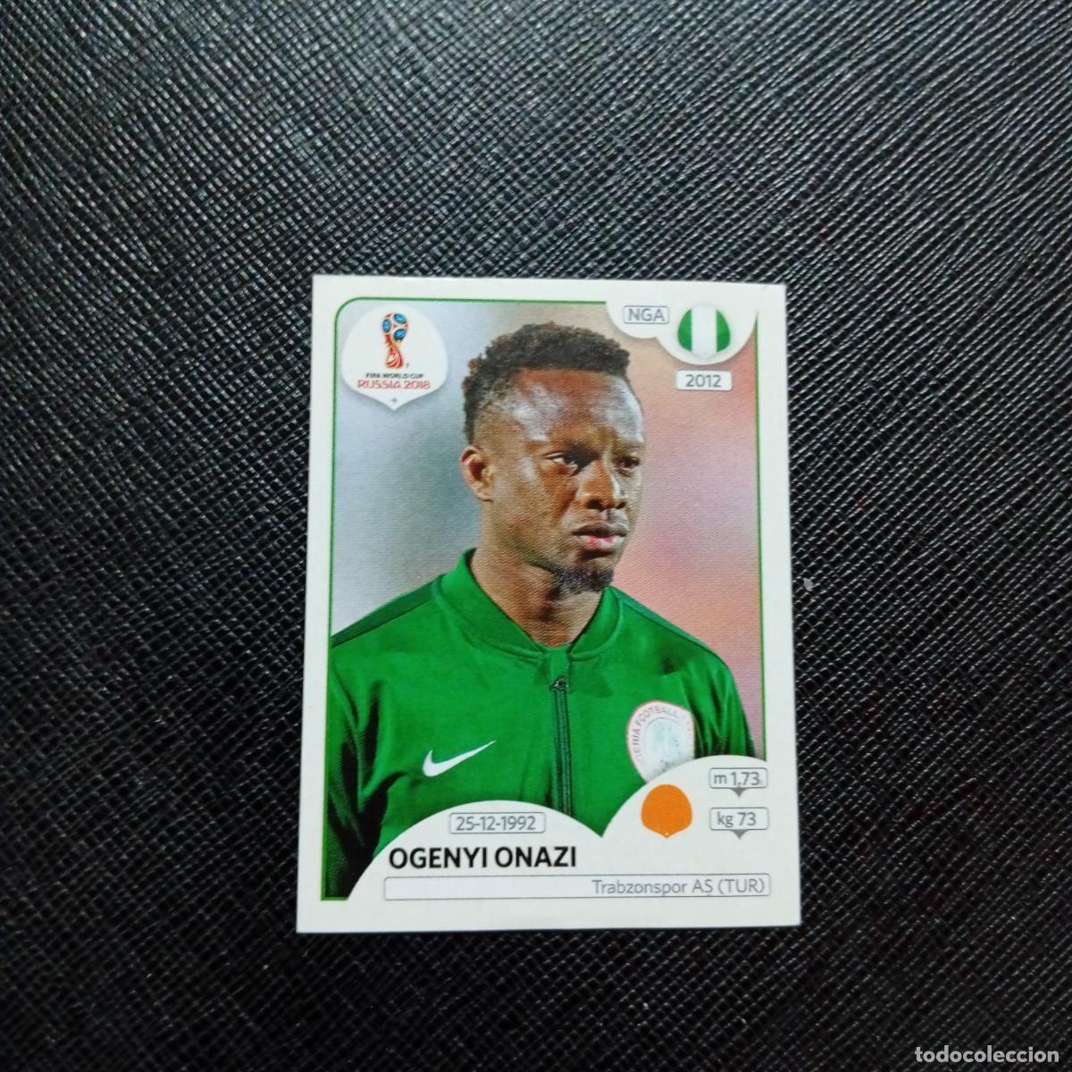 Cromos de f&uacute;tbol: 342 OGENYI ONAZI NIGERIA PANINI MUNDIAL RUSIA 2018 CROMO FUTBOL 18 - SIN PEGAR - CJ2 .......