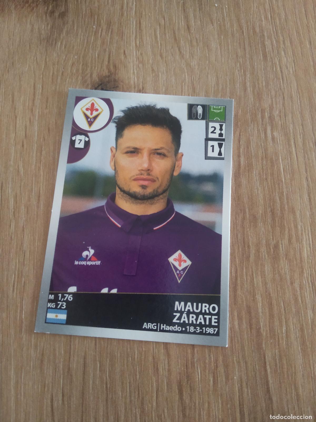 Cromos de f&uacute;tbol: 192 MAURO ZARATE fiorentina CROMO FUTBOL PANINI LIGA ITALIA 16-17 CALCIATORI 2016-2017