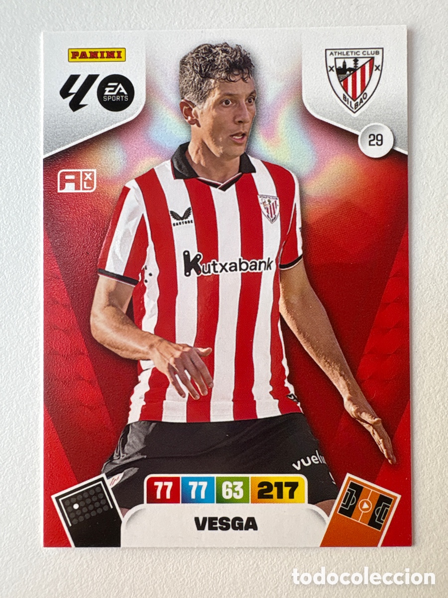 Fu&szlig;ball-Sticker: Carta Vesga Athletic Club de Bilbao 29 Adrenalyn 2025-26