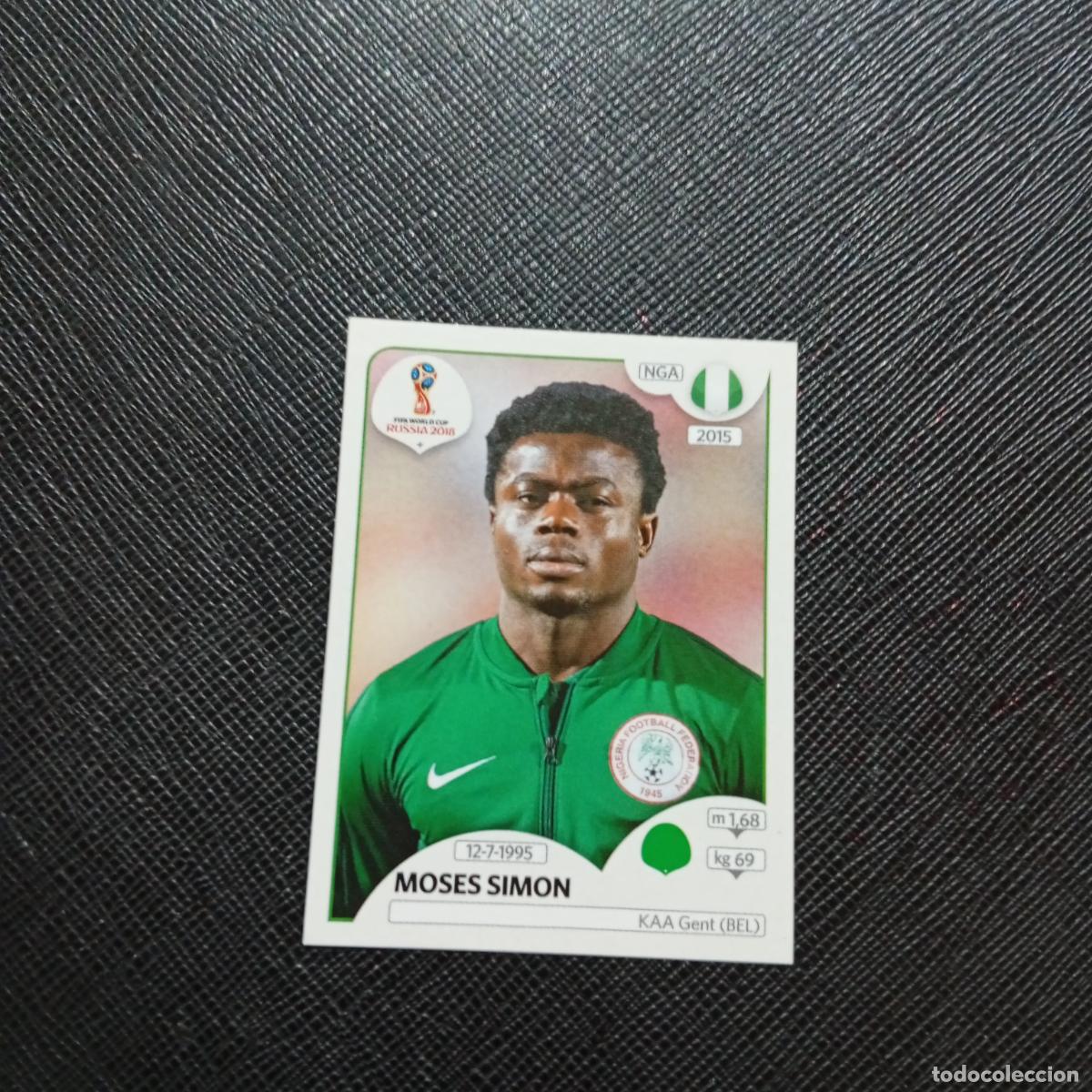Cromos de f&uacute;tbol: 348 MOSES SIMON NIGERIA PANINI MUNDIAL RUSIA 2018 CROMO FUTBOL 18 - SIN PEGAR - CJ2 ...