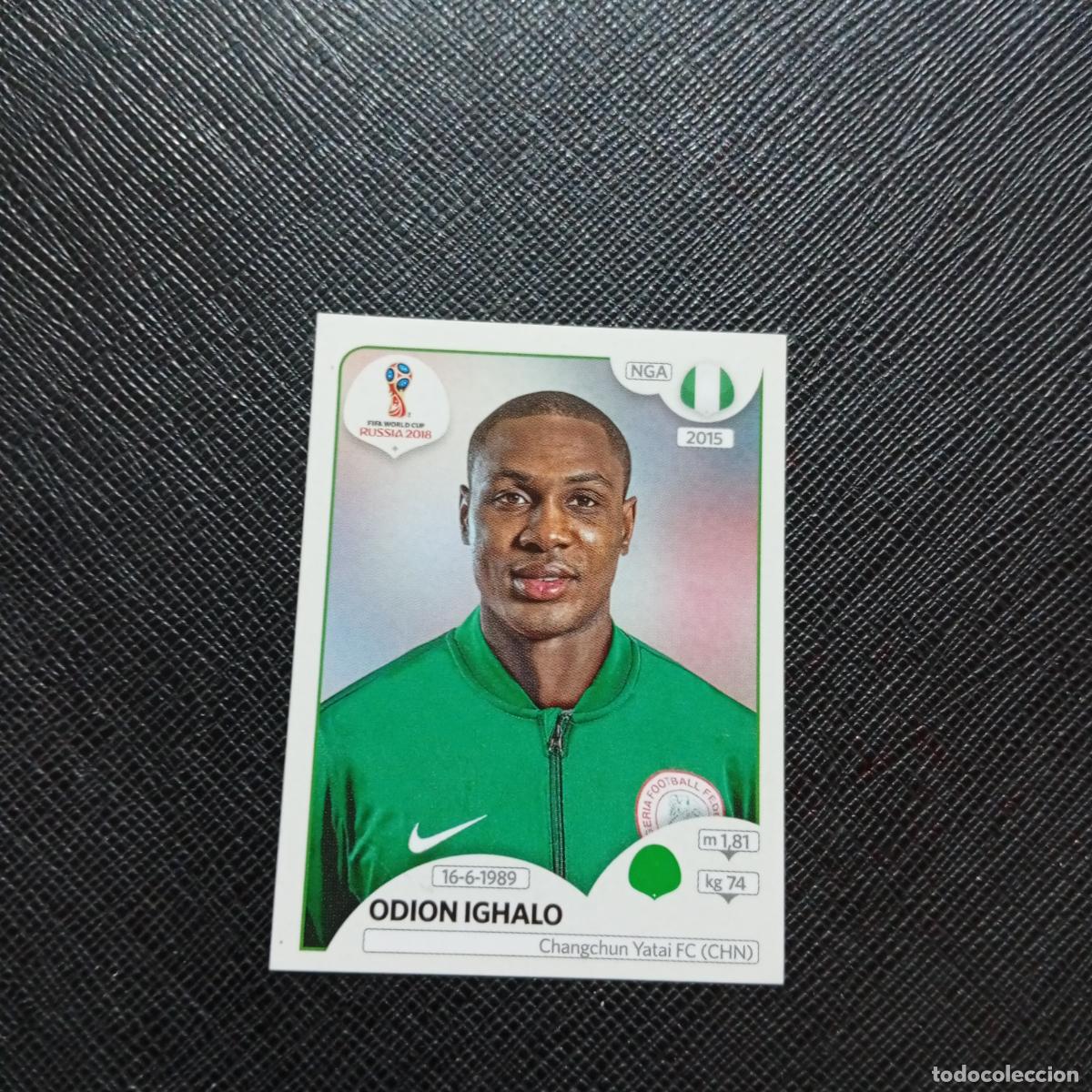 Cromos de f&uacute;tbol: 349 ODION IGHALO NIGERIA PANINI MUNDIAL RUSIA 2018 CROMO FUTBOL 18 - SIN PEGAR - CJ2