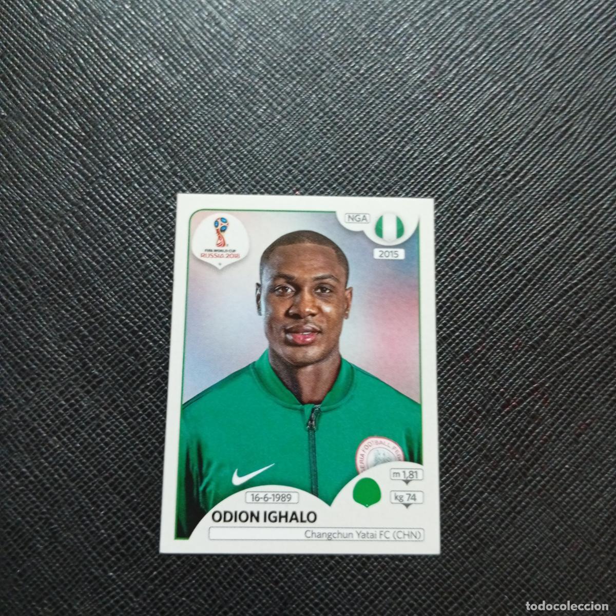 Cromos de f&uacute;tbol: 349 ODION IGHALO NIGERIA PANINI MUNDIAL RUSIA 2018 CROMO FUTBOL 18 - SIN PEGAR - CJ2 .