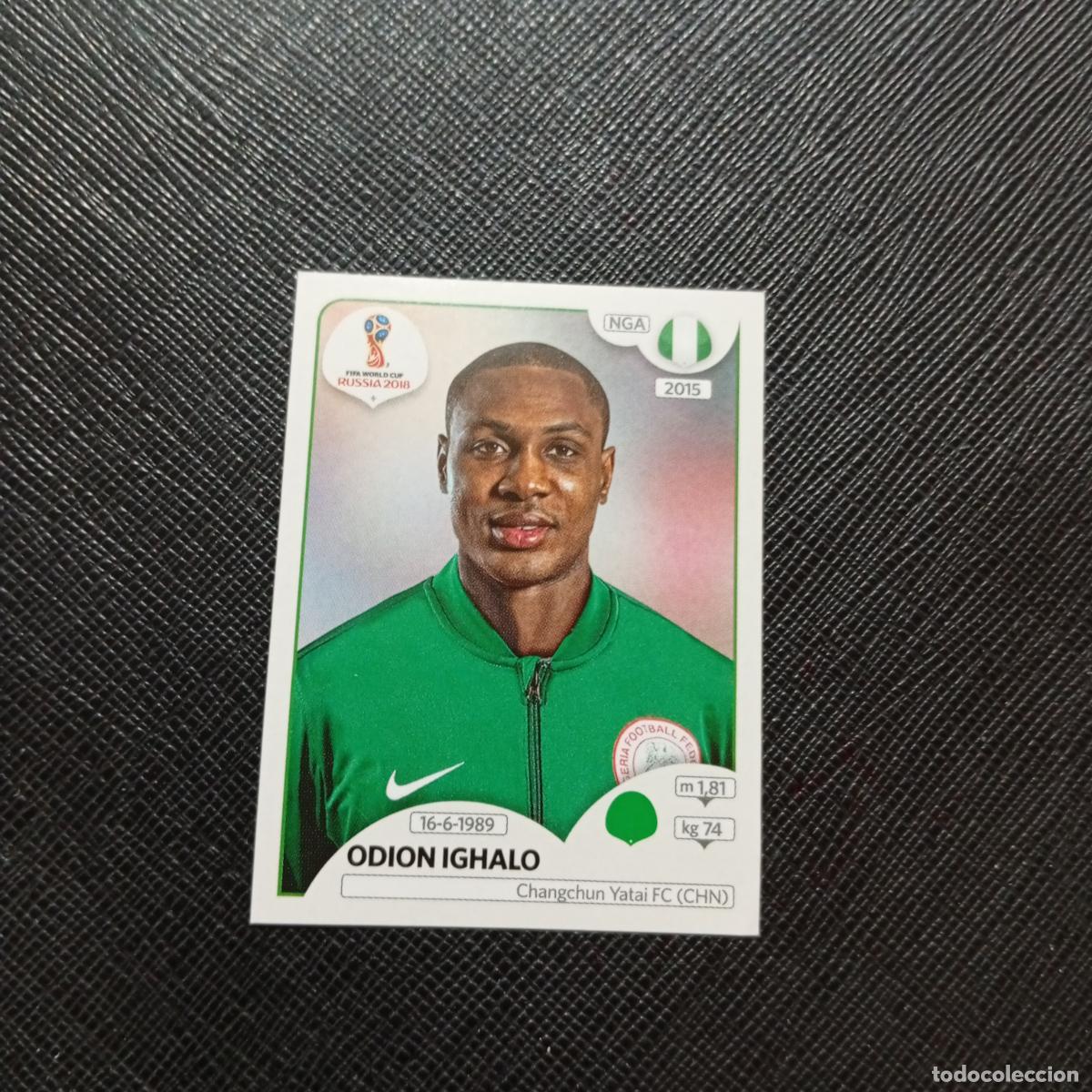 Cromos de f&uacute;tbol: 349 ODION IGHALO NIGERIA PANINI MUNDIAL RUSIA 2018 CROMO FUTBOL 18 - SIN PEGAR - CJ2 ..