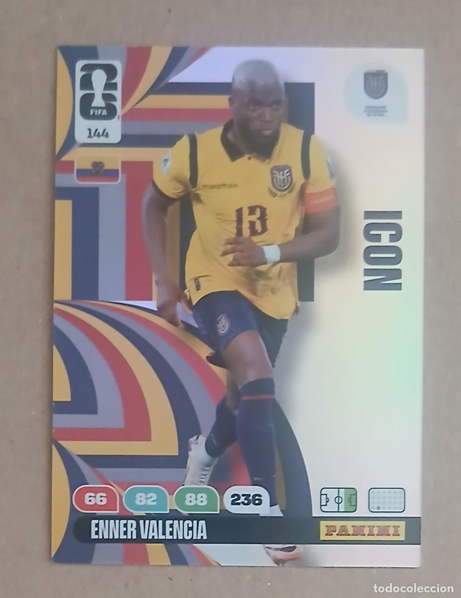 Cromos de f&uacute;tbol: CROMO n&ordm; 144 ENNER VALENCIA ECUADOR ICON ADRENALYN XL FIFA WORLD CUP 2026 DE PANINI. Nuevo.