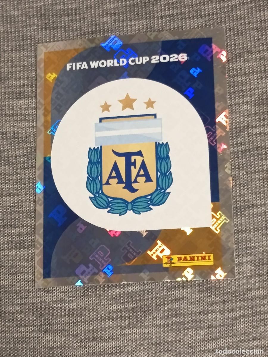 Fu&szlig;ball-Sticker: ESCUDO ARGENTINA ARG 1 STICKER MUNDIAL 2026 PANINI FIFA WORLD CUP NUEVO