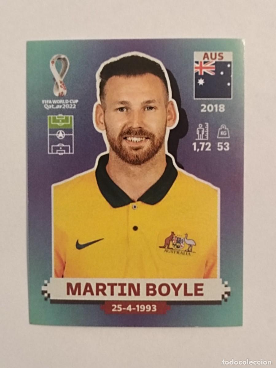 Fu&szlig;ball-Sticker: #AUS 16 MARTIN BOYLE (AUSTRALIA) MUNDIAL QATAR 2022 PANINI