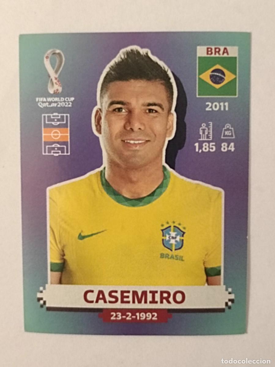 Cromos de f&uacute;tbol: #BRA 10 CASEMIRO (BRASIL) MUNDIAL QATAR 2022 PANINI