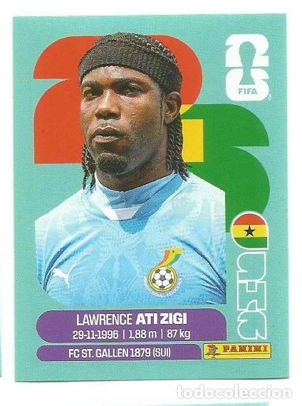 Cromos de f&uacute;tbol: MUNDIAL FIFA CUP 2026 - STICKERS - GHANA - LAWRENCE ATI ZIGI - GHA 2