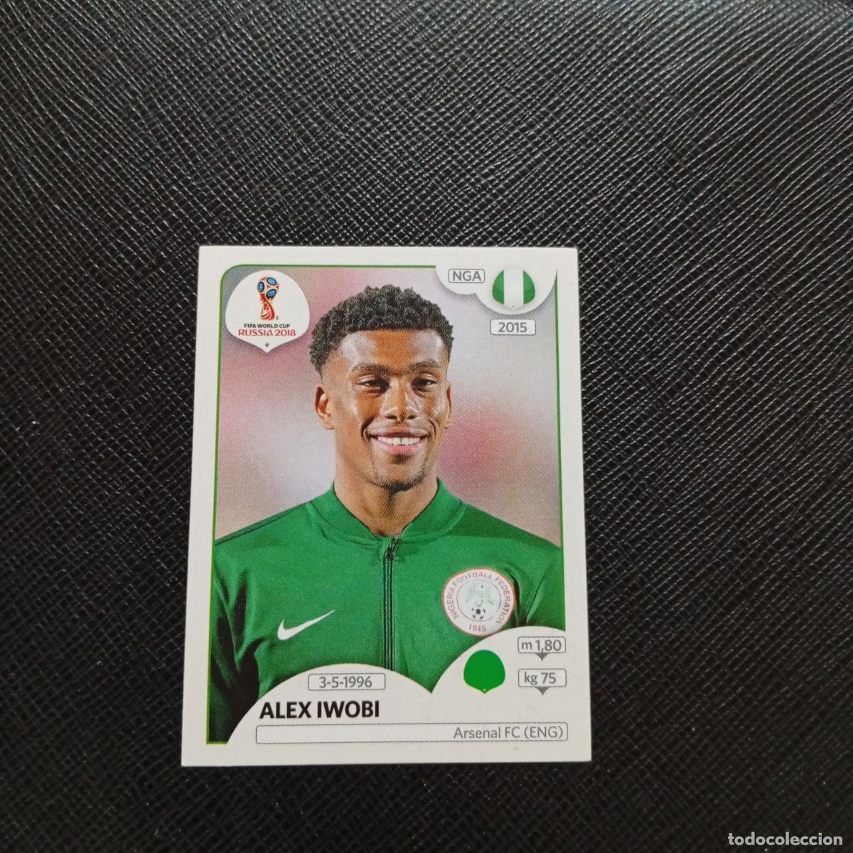 Cromos de f&uacute;tbol: 350 ALEX IWOBI NIGERIA PANINI MUNDIAL RUSIA 2018 CROMO FUTBOL 18 - SIN PEGAR - CJ2 ..