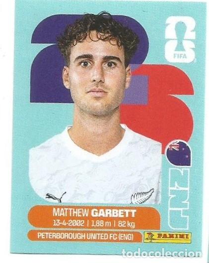 Fu&szlig;ball-Sticker: MUNDIAL FIFA CUP 2026 - STICKERS - PANINI - NUEVA ZELANDA - MATTHEW GARBETT - NZL 14