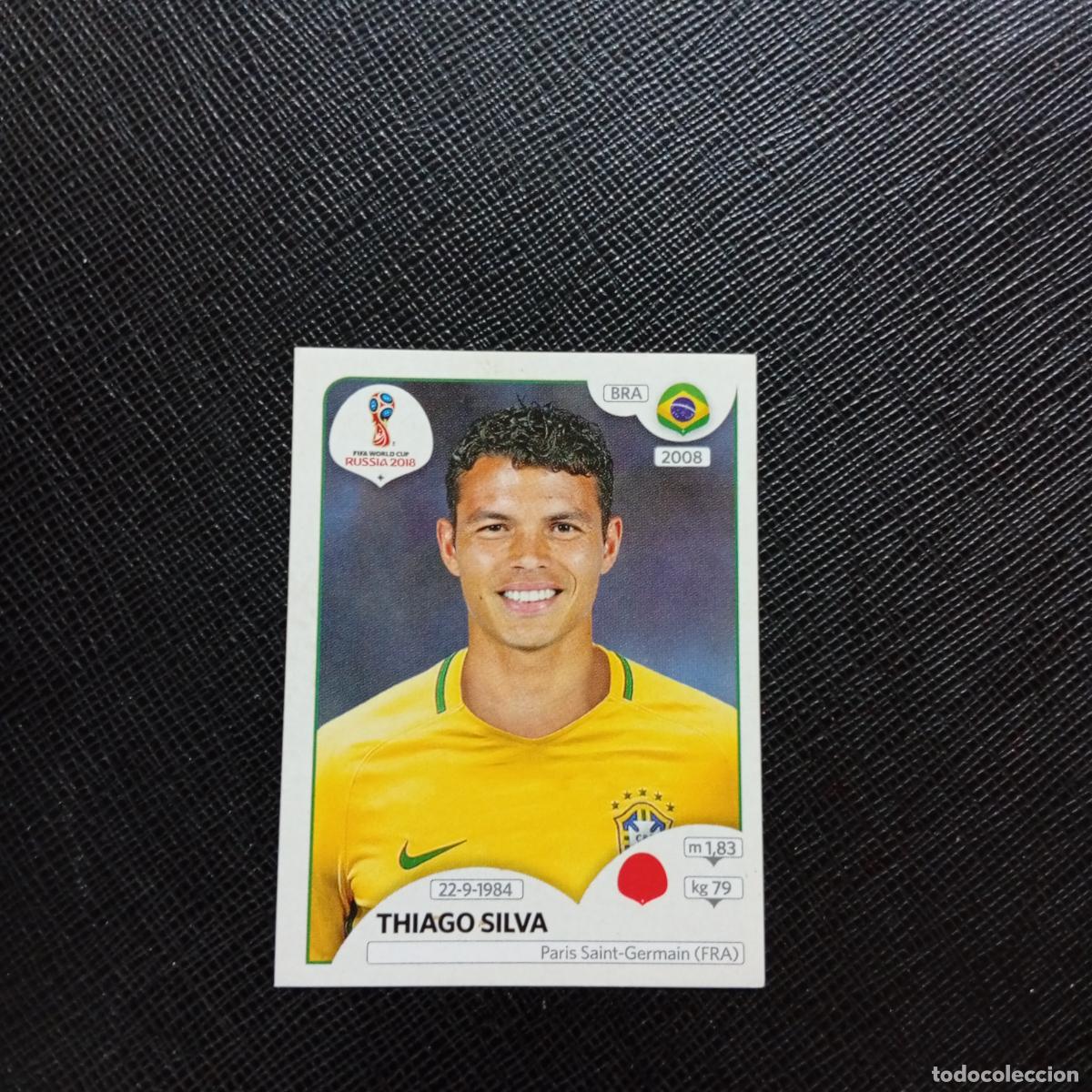 Figurine di Calcio: 356 THIAGO SILVA BRASIL PANINI MUNDIAL RUSIA 2018 CROMO FUTBOL 18 - SIN PEGAR - CJ2