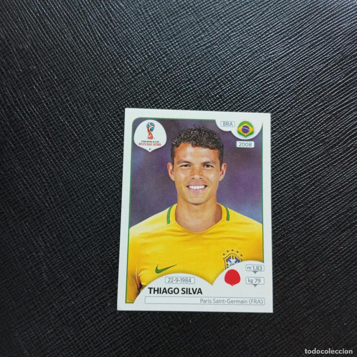 Fu&szlig;ball-Sticker: 356 THIAGO SILVA BRASIL PANINI MUNDIAL RUSIA 2018 CROMO FUTBOL 18 - SIN PEGAR - CJ2 ...