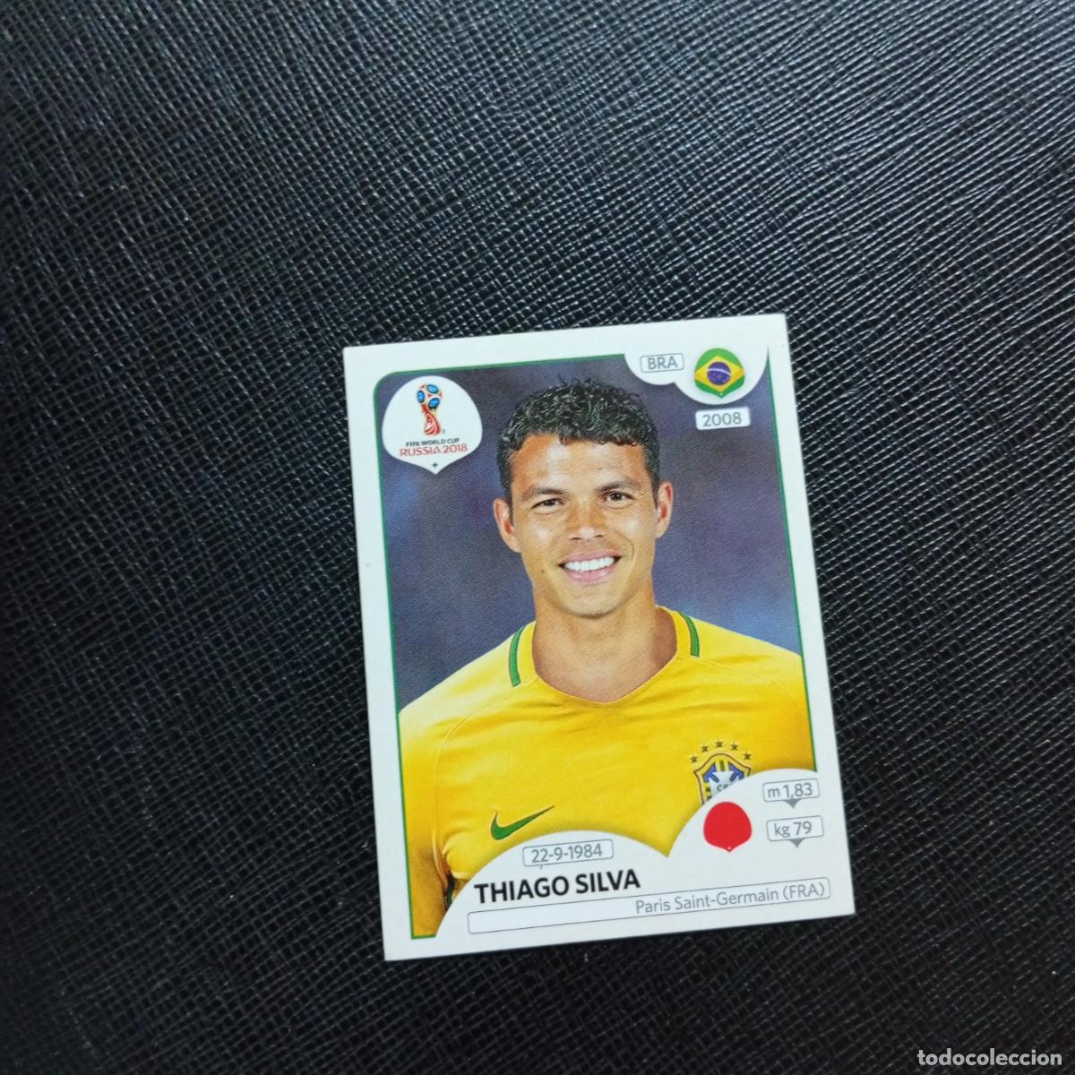 Fu&szlig;ball-Sticker: 356 THIAGO SILVA BRASIL PANINI MUNDIAL RUSIA 2018 CROMO FUTBOL 18 - SIN PEGAR - CJ2 ...
